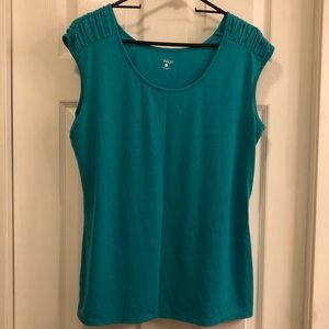 Indigo Sleeveless Teal Top